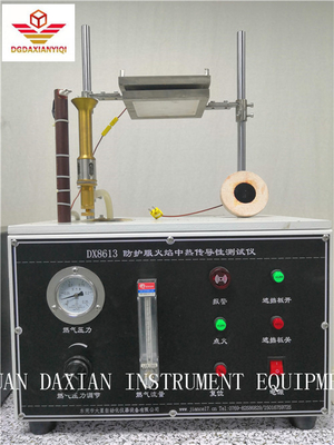 อุปกรณ์ทดสอบไฟชุดป้องกัน ISO9151 ติดต่อการถ่ายเทความร้อน EN367