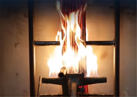 เครื่องทดสอบการเผาไหม้สายไฟและสายเคเบิล AC220V Combustion Tester