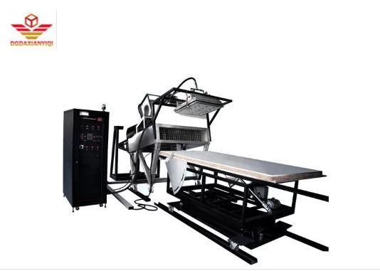 ISO 12468-1 เครื่องทดสอบไฟ / วัสดุก่อสร้างอาคารหลังคาวัสดุก่อสร้างเครื่องทดสอบการเผาไหม้