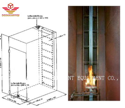 อุปกรณ์การทดสอบการแพร่กระจายไฟแน่น สายเคเบิลผสมสําหรับความเผาไหม้บนพื้นผิว 200KG