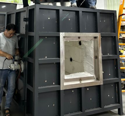 โครงสร้างเหล็ก รองรับการทดสอบตัวอย่างกันไฟ