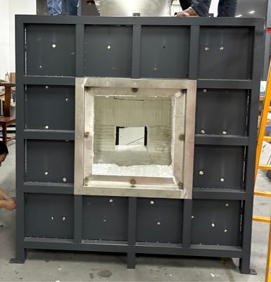 อุณหภูมิการทำงานต่ำกว่า 1300 C เตาเผาทดสอบไฟ DX8810A รองรับการปรับแต่ง ODM