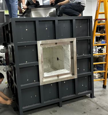 เตาทดสอบการเคลือบกันไฟของโครงสร้างเหล็กความแม่นยําสูง