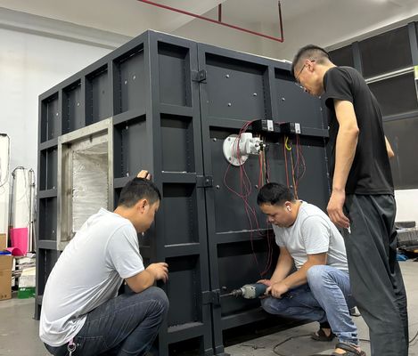 เตาทดสอบการเคลือบกันไฟของโครงสร้างเหล็กความแม่นยําสูง