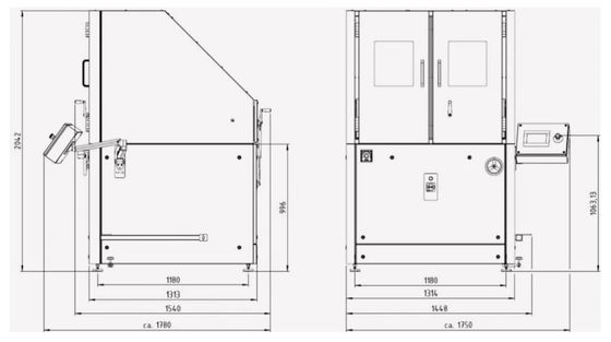 อุปกรณ์การทดสอบการบดของเครื่องจักรจักรยานยนต์ Darmstadt EN17092-1