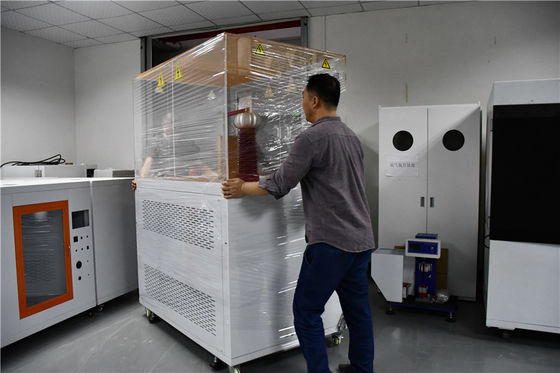 อุปกรณ์ทดสอบความแข็งแรงทางไฟฟ้าของวัสดุฉนวน 100KV IEC 60243 เครื่องทดสอบในห้องปฏิบัติการ