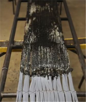 เครื่องทดสอบการเผาไหม้ของสายไฟและสายเคเบิลแบบรวมกลุ่ม, เครื่องทดสอบสายไฟและสายเคเบิลแบบรวมกลุ่มที่ติดตั้งในแนวตั้ง