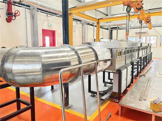 ASTM E84 ห้องทดสอบการแพร่กระจายเปลวไฟ Plenum สายเคเบิลความหนาแน่นของควัน UL910 Steiner Tunnel 7.6m