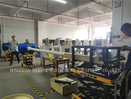 ASTM E1996-2008 อุปกรณ์ทดสอบวัสดุก่อสร้างขีปนาวุธทนต่อแรงกระแทก Cannon