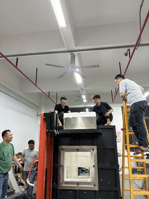 การเคลือบสารกันไฟ โครงสร้างเหล็ก การทดสอบการเคลือบสารกันไฟในเตาเผา ISO834-1 การทดสอบภายใน